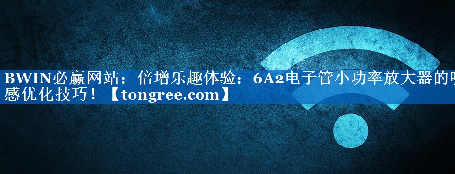 倍增乐趣体验:6A2电子管小功率放大器的听感优化技巧! 倍增乐趣体验:6A2电子管小功率放大器的听感优化技巧!